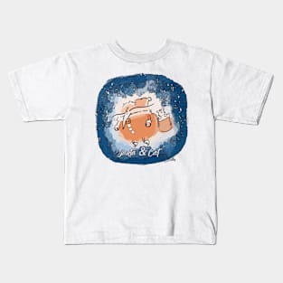 Santa & Cat Kids T-Shirt